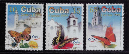 CUBA 1999 SCOTT 4031-4033 CANCELLED - Gebruikt