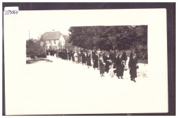 BONCOURT - CARTE-PHOTO - DEFILE LORS D'UN ENTERREMENT - NON CIRCULEE - TB - Boncourt