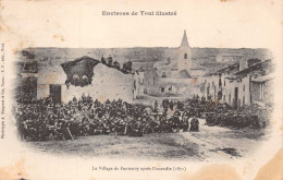 Fontenoy-sur-Moselle (54) Les Soldats Allemands Après L'incendie Episode De La Guerre 70-71 Cpa 1905 Ed. Bergeret - Andere Oorlogen