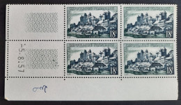 France 1957 N°1040 En Bloc De 4 Cd 5/8/57 **TB - 1950-1959