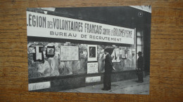 Guerre 1939 -1945 ( 17,5 X 12,5 Cm ) Photo D'un Bureau De Recrutement De La Zone Occupée - Guerra, Militari