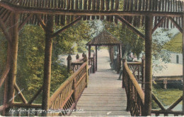 The Rustic Bridge, Riverton Park, Maine  Glue On Back - Other & Unclassified