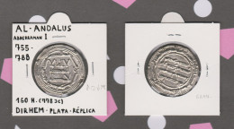 AL-ANDALUS  Dirhem-Plata Abderraman I  Réplica  T-DL-13.415 - Imitazioni