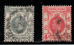 HONG KONG  Scott # 132-3 Used - KGV - Oblitérés