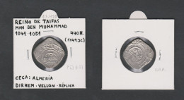 REINO DE TAIFAS  Dirhem Vellon Man Ben Muhammad   Réplica   DL-13.420 - Counterfeits