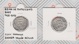 REINO DE TAIFAS  Dirhem-Vellon Ceca:Granada  Réplica   DL-13.423 - Monedas Falsas