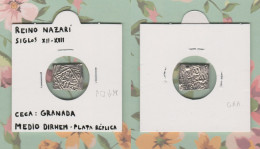 REINO NAZARI  Medio Dirhem Plata Ceca:Granada Réplica   DL-13.425 - Counterfeits