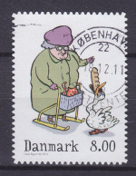 Denmark 2011 Mi. 1682 C, 8.00 Kr Winterstamp - Comics (from Booklet) - Usado