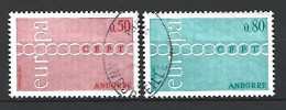 Timbre Andore Francais En Oblitere N 212/213 - Used Stamps