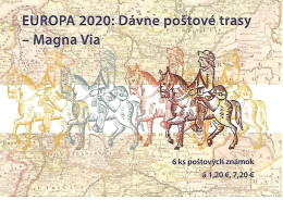 SLOVAKIA, 2020, Booklet 96, Europa 2020 - Ongebruikt