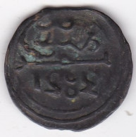 MAROC. 2 Falus AH 1283 - 1867 Fès , Date à L’envers,  En Bronze, Rare - Marruecos