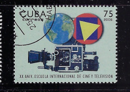 CUBA 2006  CINEMA AND TELLEVISION SCHOOL SCOTT 4659 CANCELLED - Usados