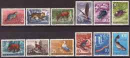 ITALIA - Trieste-Zona B -1954 Mi 123-134 - FAUNA,ANIMALS - MLH*VF - Neufs