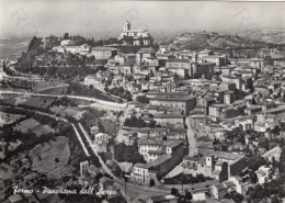 CARTOLINA  FERMO,MARCHE-PANORAMA DALL'AEREO-STORIA,MEMORIA,CULTURA,RELIGIONE,IMPERO ROMANO,BELLA ITALIA,VIAGGIATA 1959 - Fermo