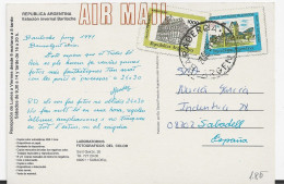 3816   Postal  Baradero 1991, Argentina. - Cartas & Documentos