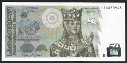 Georgia 50 Lari 2011 P73c  UNC - Georgië