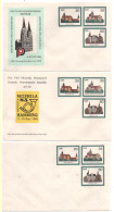 DDR 1985 Burgen 3 Ganzsachen  MiNr: U 2; 2977/79 Postfrisch GDR Postal Stationery Castles - Sobres - Nuevos