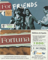 ESPAÑA. CP-124. Fortuna (tabaco), Friends. 48000 Ex. 06-1998. (369). - Commemorative Advertisment