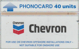 UK, CUR034,  Chevron,   CN : 372F - Piattaforme Petrolifere