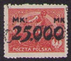Schmitzdruk - Poland 1923 No. Fischer Fi 169 - Inflation Period, Surcharge Of New Value / P56 - Plaatfouten & Curiosa