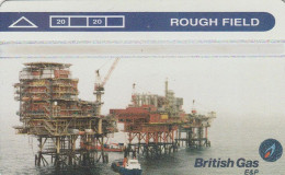 UK, CUR013, 40 Units, British Gas - Rough Field, 2 Scans (Cn : 640K). - [ 2] Erdölplattformen