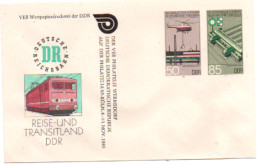 DDR 1985 Ganzsache Reise- Und Transitland DR MiNr: U 3/2a ** Postfrisch GDR Postal Stationery - Buste - Nuovi