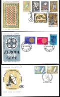 LOT 5 FDC Official Envelopes 1970 Unc! - Storia Postale