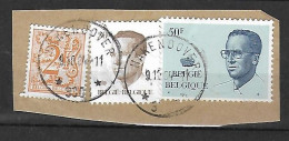 OCB Nr 2022 Boudewijn Baudouin Velghe - Stempel Hakendover Relais Ster Stempel - 1981-1990 Velghe