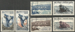 T.A.A.F. YVERT NUM. 2/7 SERIE COMPLETA USADA - Used Stamps