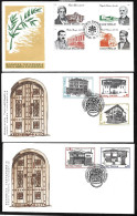 LOT 8 FDC Official Envelopes 1975 Unc! - Briefe U. Dokumente