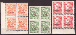 ITALIA - Trieste-Zona B -1954 Mi 110-112  - ECONOMIA INDUSTRIA YUGOSLAVIA SOPRASTAMPATO   - MNH**VF - Ungebraucht