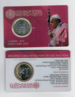 Vaticano Vatikan Vatican 2023 COINCARD N.2 Da 1 Euro - In Versione FDC-BU In Astuccio Originale - Vatican