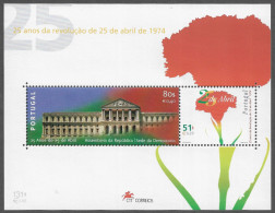 PORTUGAL STAMP - 1999 The 25th Anniversary Of The Carnation Revolution MINISHEET MNH (A1#211) - Nuevos