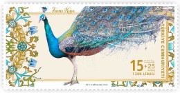 Turkey, Türkei - 2023 - Peacock (Big Birds Series) ** MNH - Ungebraucht