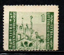 ITALIA - OCCUPAZIONE LITORALE SLOVENO - 1946 - RICOSTRUZIONE - SENZA GOMMA - Yugoslavian Occ.: Slovenian Shore