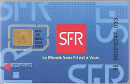 CARTE-GSM-SFR-PUCE C-SFR-SF3Cb-D5--V° Logo Bull-et Inovatron -GARANTIE ATTACHEE-TBE - Nachladekarten (Handy/SIM)