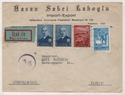 TURKEY,TURKEI,TURQUIE ,ISTANBUL TO SUISSE ,ZURICH ,1944 COVER - Lettres & Documents