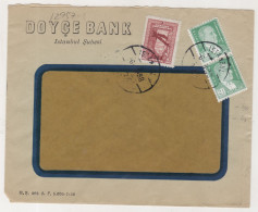 TURKEY,TURKEI,TURQUIE ,ISTANBUL TO DEUTSCHE BANK ,DOYCE BANK,1938 COVER , - Storia Postale