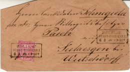 POLAND / GERMAN ANNEXATION 1868 LETTER  SENT FROM WROCŁAW /BRESLAU/ TO BUCZE /WUTSCHDORF/ - Briefe U. Dokumente