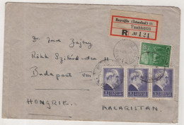 TURKEY,TURKEI,TURQUIE ,ISTANBUL TO HUNGARY ,BUDAPEST ,1928 COVER , - Brieven En Documenten