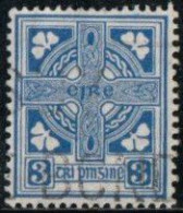 Irlande 1941 Yv. N°83 - 3p Bleu – Oblitéré - Gebraucht