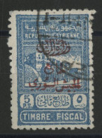 SYRIE N° 295 Cote 75 € TIMBRE FISCAL Surchargé Pour L'Armée Syrienne, Oblitéré. - Used Stamps