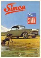 Automobile - Simca - Automobile Francaise - Voiture Ancienne - Carte Postale - Altri & Non Classificati