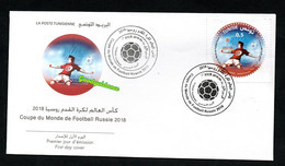 2018- Tunisie- Coupe Du Monde De Football- Russie 2018- Fifa - FDC - Tunisie (1956-...)