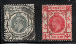 HONG KONG  Scott # 132-3 Used - KGV 2 - Gebraucht