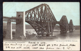 Great Britain - 1904 - Postcard - Scotland - Queensferry - The Forth Bridge - Fife