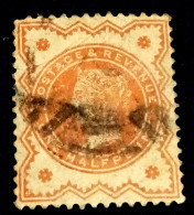 GRANDE BRETAGNE, 1/2 PENNY Victoria, , 1887 , VF - Used Stamps