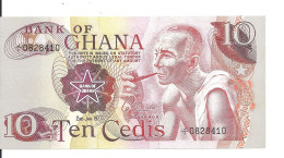 GHANA 10 CEDIS 1977 UNC P 16 E - Ghana