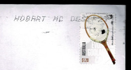 Australia 2023 Sporting Treasures $1.20 Tennis Racquet On Domestic Letter - Lettres & Documents