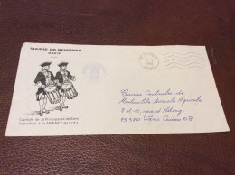 128 *ARMOIRIE Enveloppe  MAIRIE DE SENONES  88210  Annee 1982 - Briefe U. Dokumente